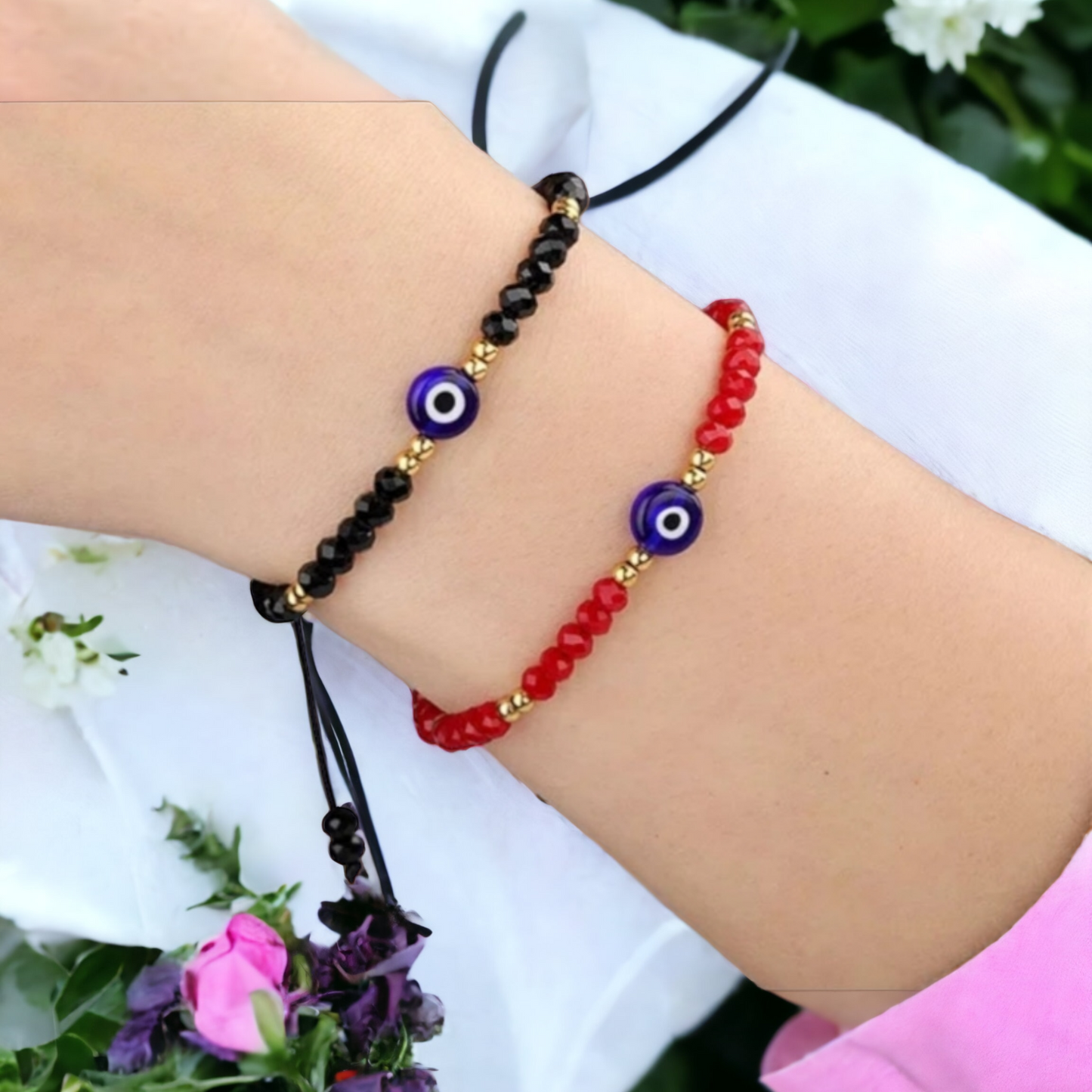 Handmade Braided Rope Evil Eye Bracelet