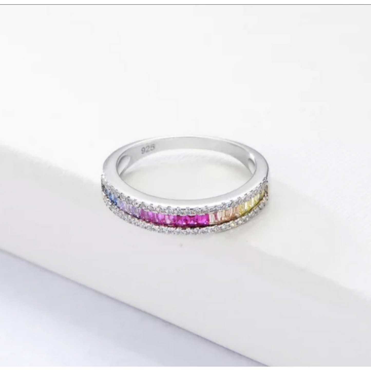 Multicolor  Eternity Band