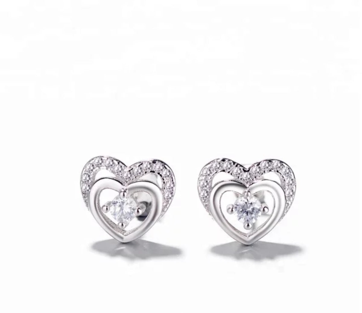 Heart Pendant Set