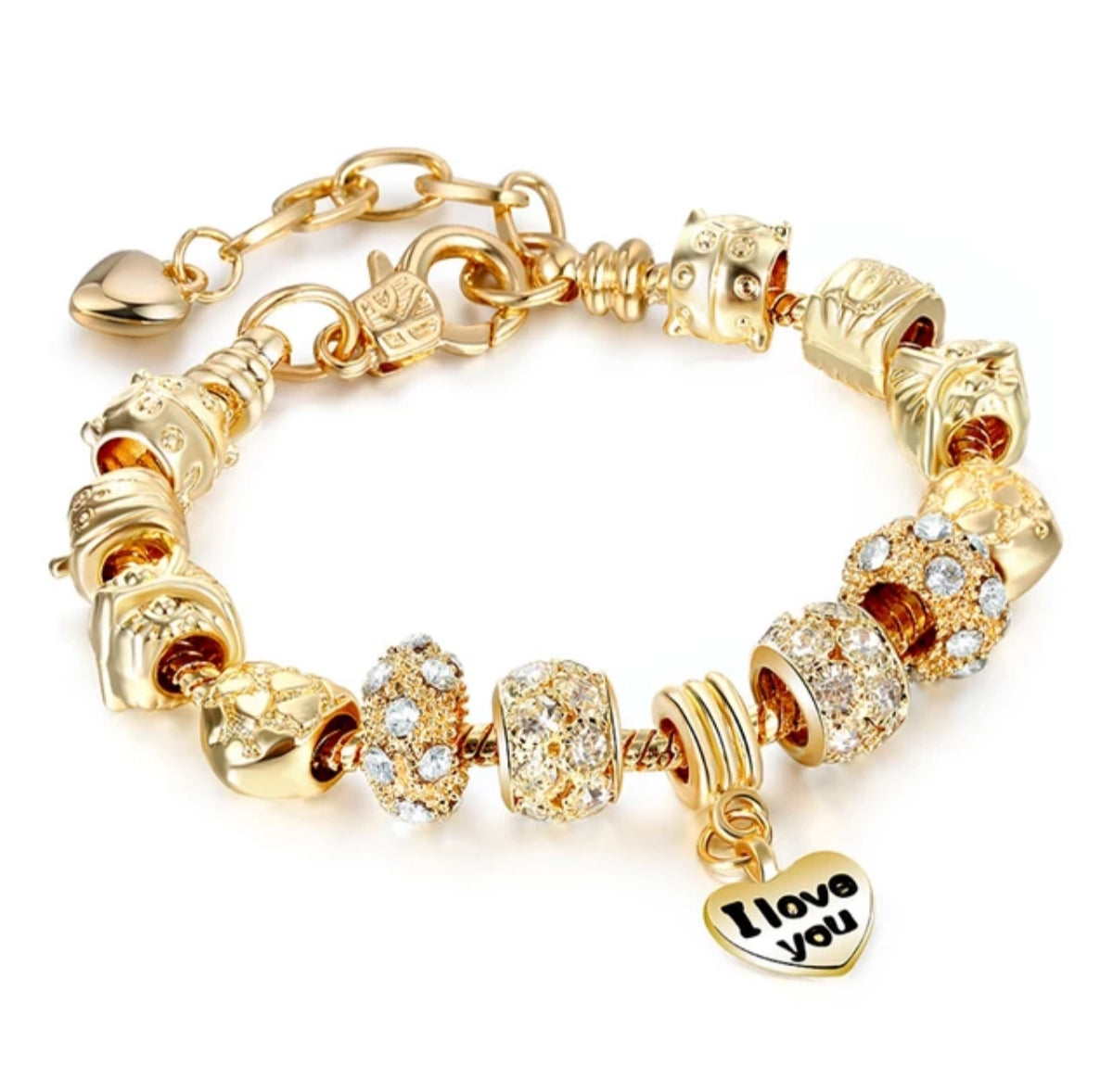 Gold Charm Bracelet