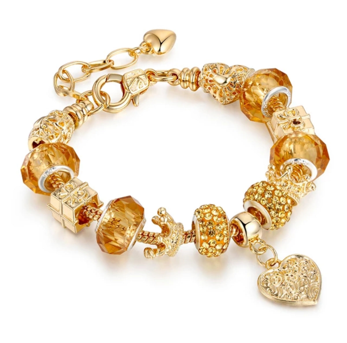 Gold Charm Bracelet