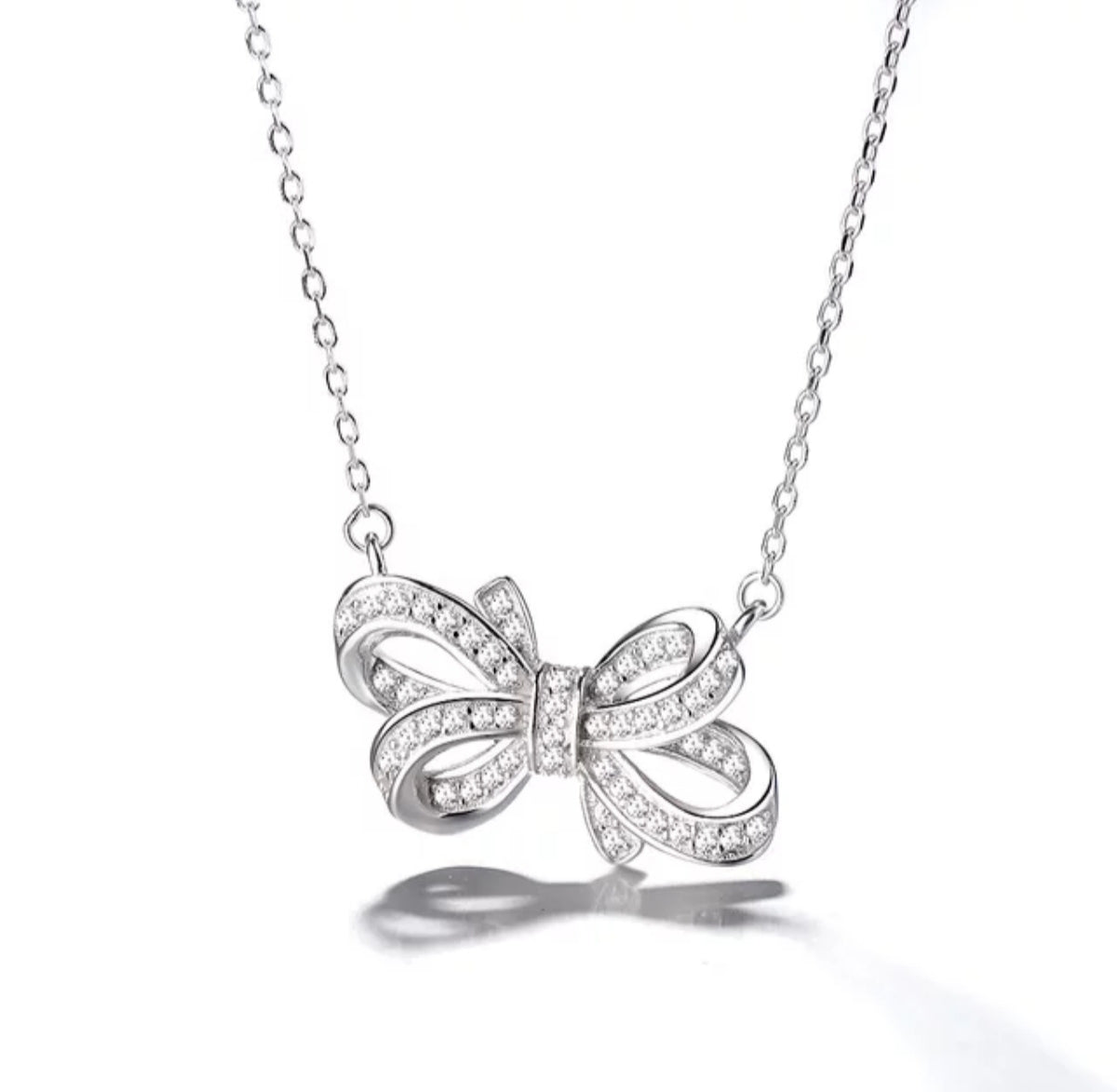 Bow Pendant Necklace