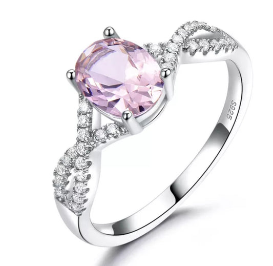 Morganite Germstone Ring