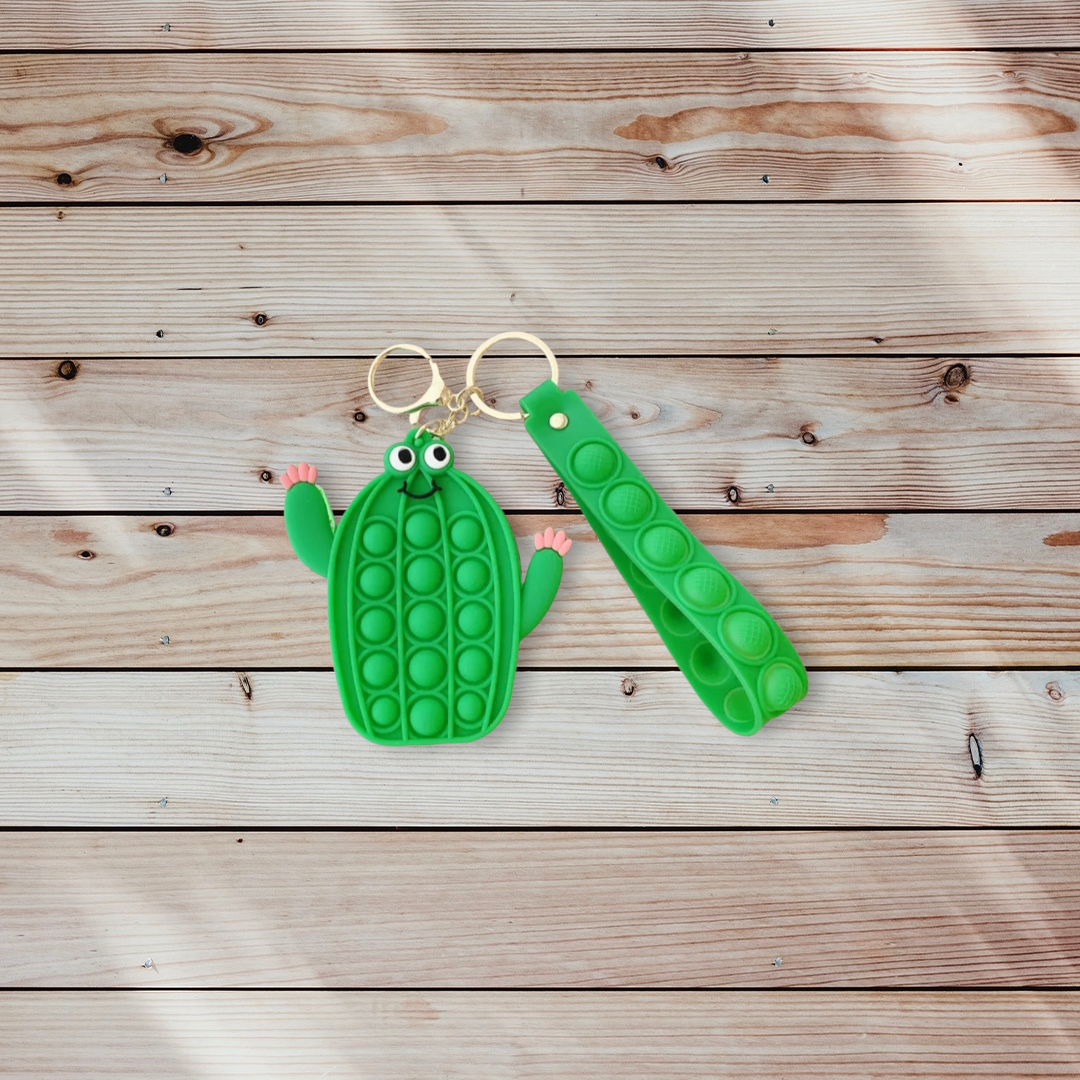 Cactus Small Money Bag Keychain.