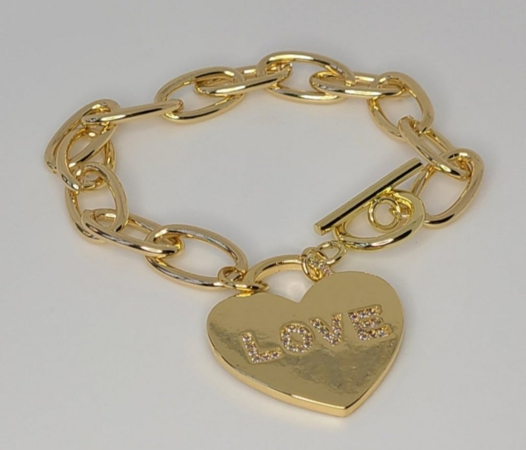 Heart Link Bracelet