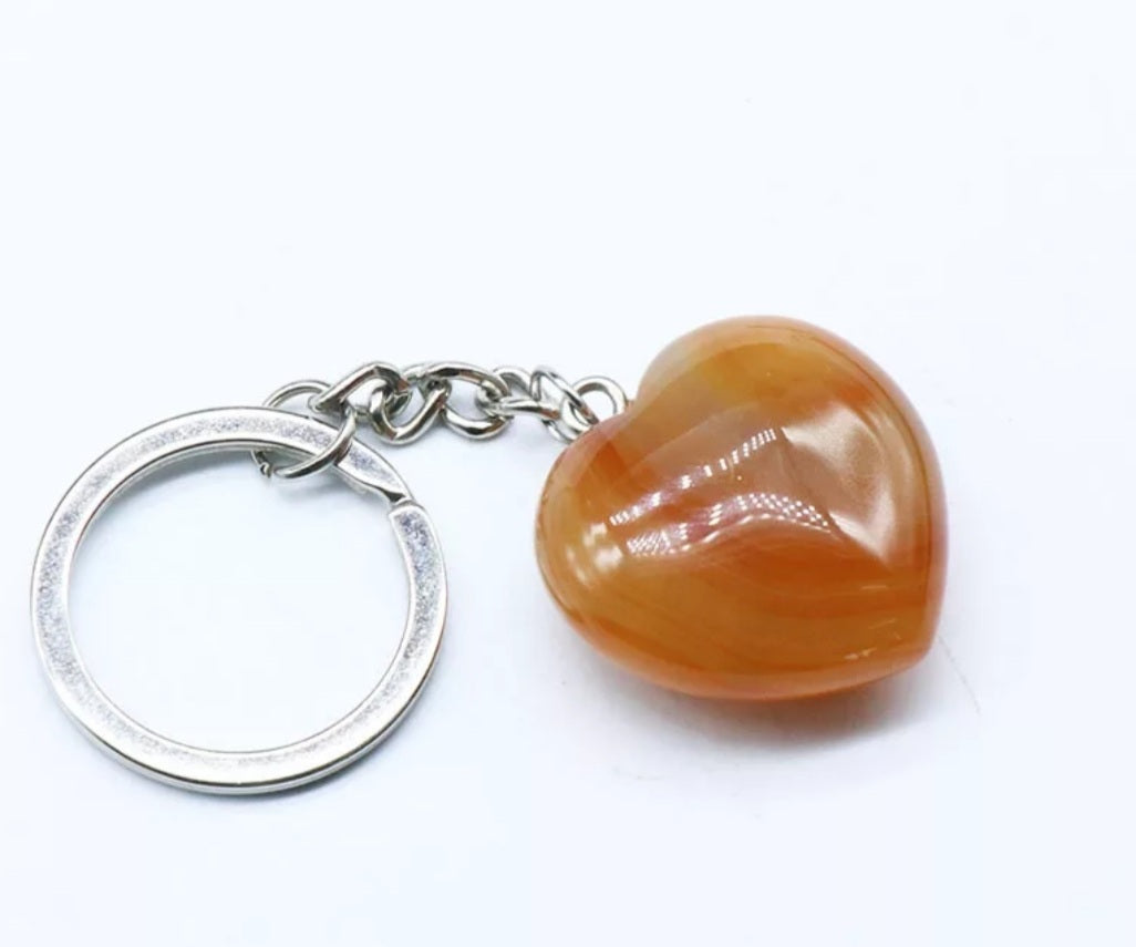 Healing Natural Stones Keychain