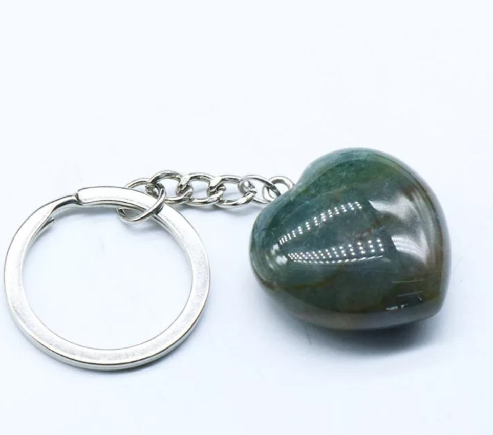 Healing Natural Stones Keychain